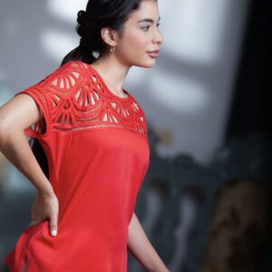 Blusa Esencia Roja en Rayón